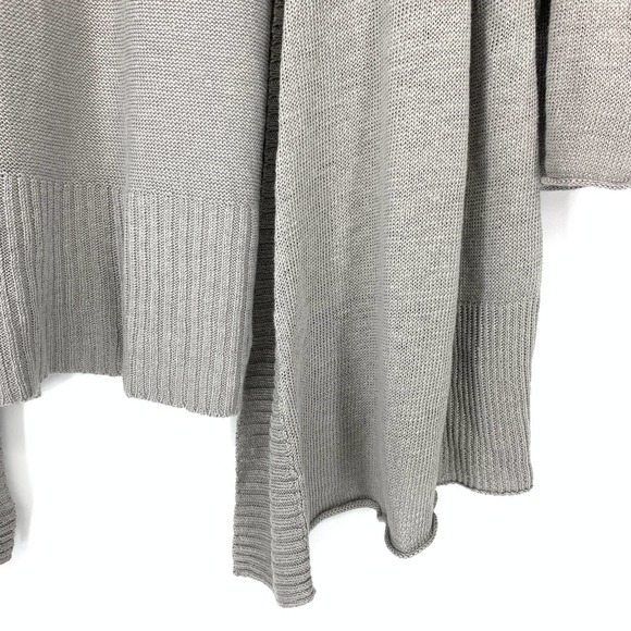 Eileen Fisher Women's Size XL Open Front 3/4 Sleeve Linen Cardigan Sweater Gray - Picture 4 of 6